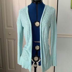 Gap teal knit cardigan
